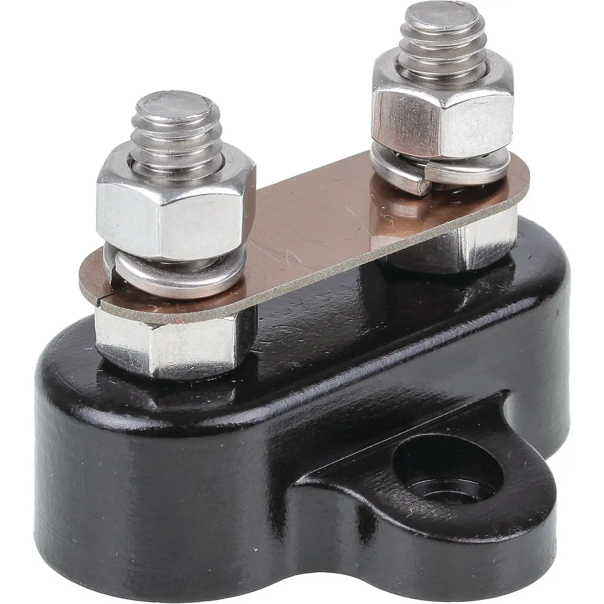 Oex Acx3158 250A Dual Stud Distribution Terminal - Black 1