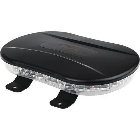 Oex Acx5734 12/24V Low Profile Minibar Amber Led Clear Lens Bracket Mount 1