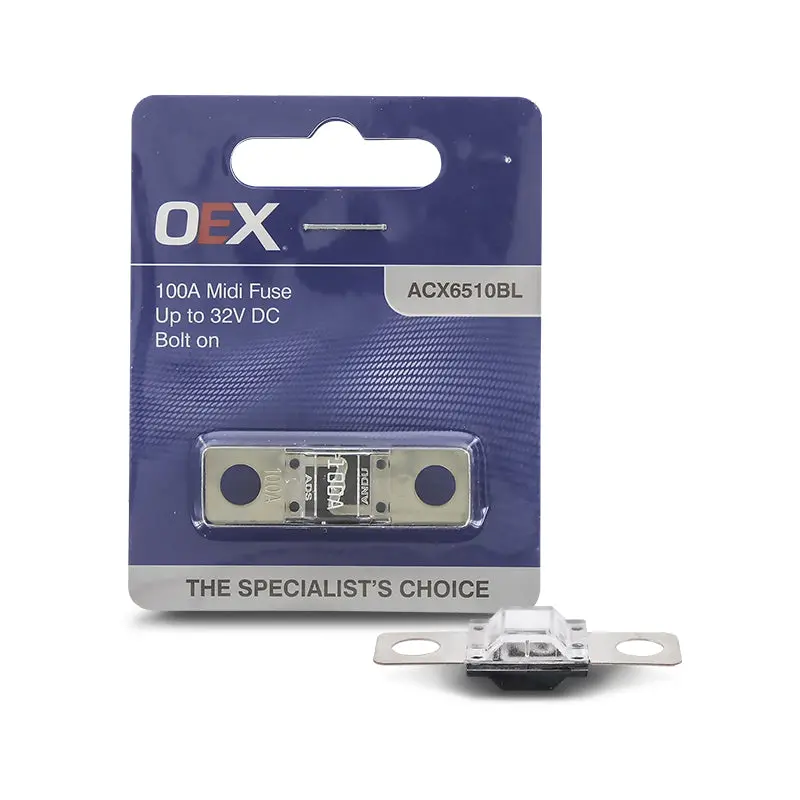 Oex Acx6510bl Midi Fuse, 100A Bolt On - Single Pack 1