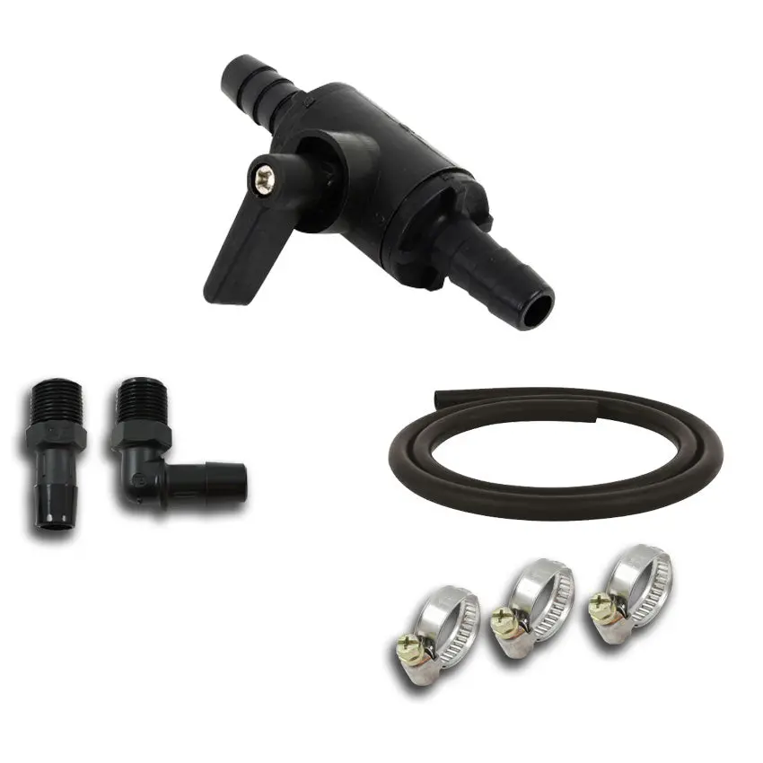 Zz Oil Catch Tank Parts - Add W1 Oil Catch Can Petcock Oil Drain Kit Nylon Valve Barbed Fitting-Options 1