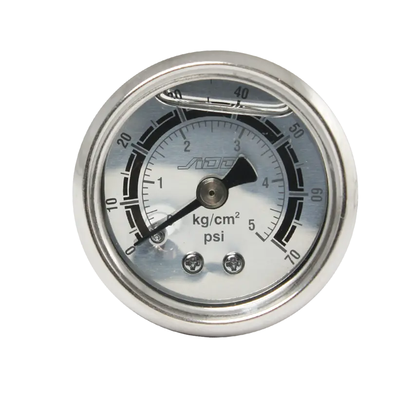 Fuel Pressure Regulator Liquid Fill Oil Gauge 1