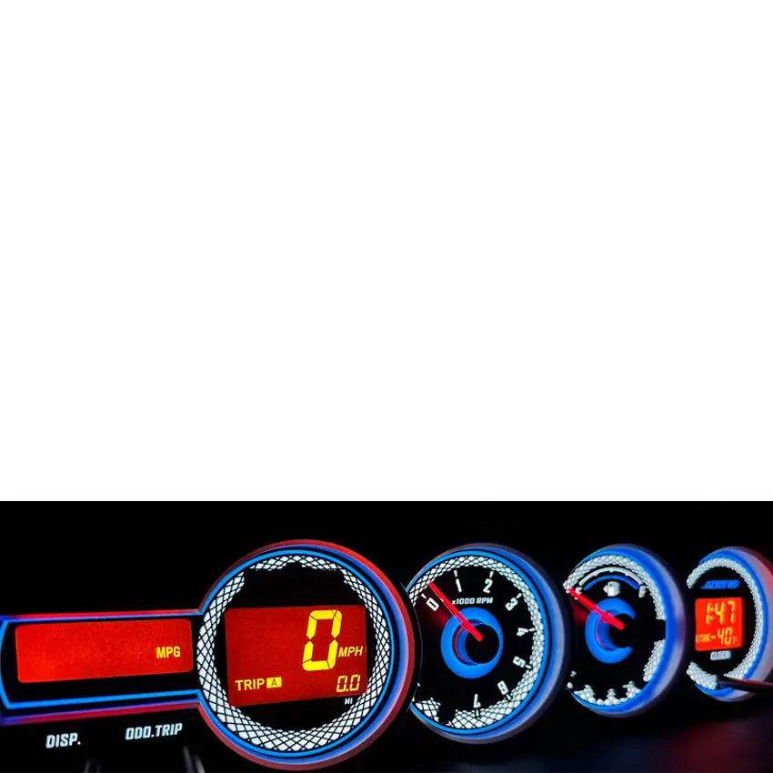 Add W1 Gauge Overlay For Scion Xb Overlay Face Gauge 2007-2015 - 3D Illusions 1