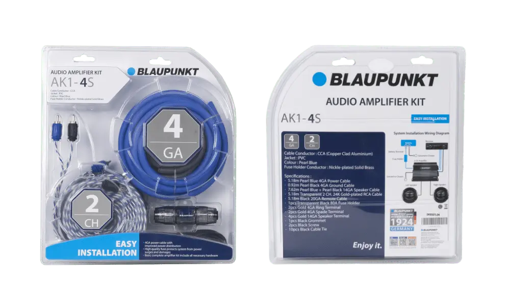 Blaupunkt Ak1-4S 4Ga Amplifier Wiring Kit 1