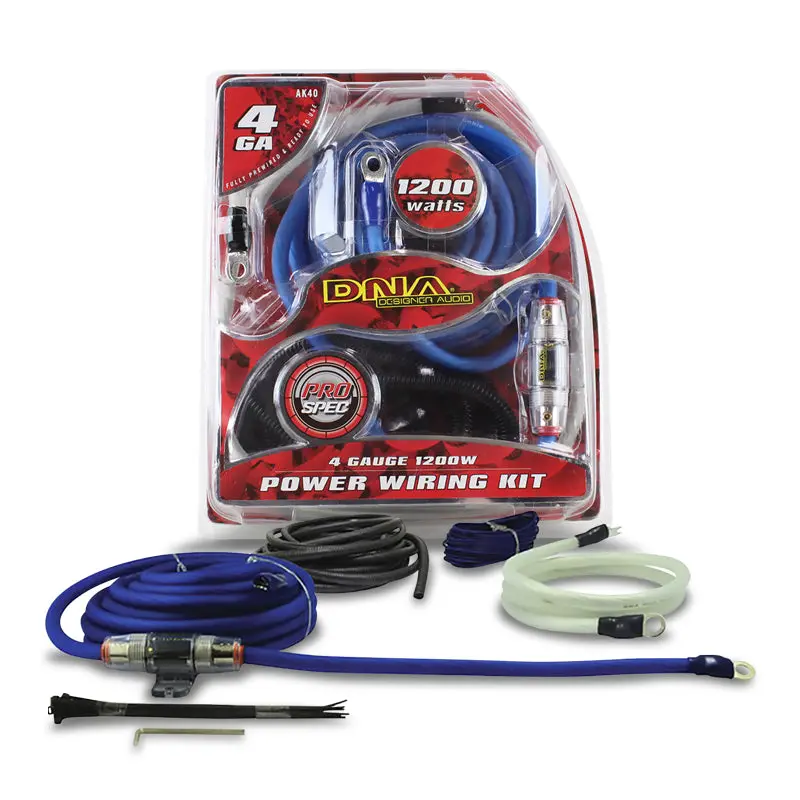 Dna Ak40 4 Gauge 1200W Amplifier Power Kit 1
