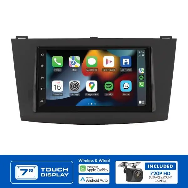 Aerpro Am7514k 7" Multimedia Receiver Kit To Suit Mazda 3 2009-2013 1