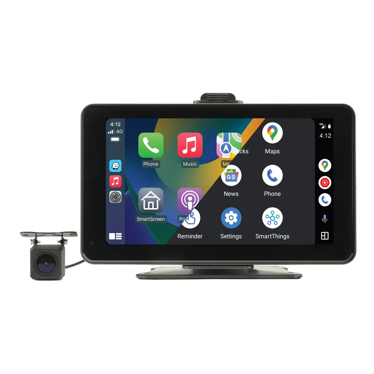 Aerpro Am7cpaam 7" Wireless Smartphone Monitor With Reverse Camera (Adhesive Mount) 1