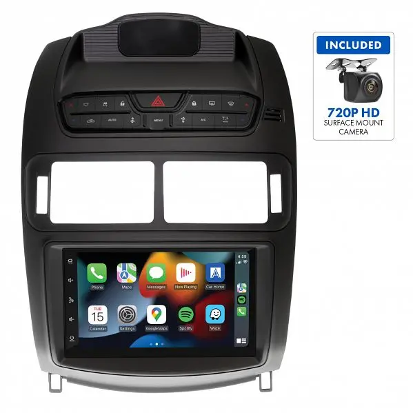 Aerpro Am9680sk 7" Multimedia Receiver Suit Ford Falcon Fgx - Satin Black 1