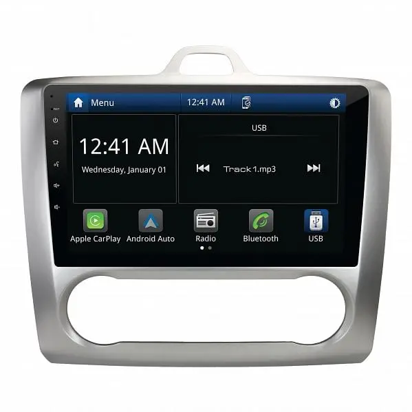 Aerpro Amfo8 9" Multimedia Receiver Suit Ford Focus 2007 - 2011 (Auto Climate Control) 1