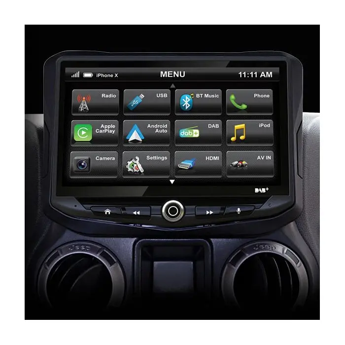 Aerpro Amhjp1k Aera10d Multimedia Receiver With Amhjp1 Total Installation Kit Suit Jeep Wrangler Jk 1