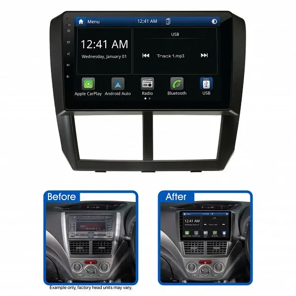 Aerpro Amsu6 9" Multimedia Receiver Suit Subaru Various Models (Without Navigation & With Phone Buttons) 1