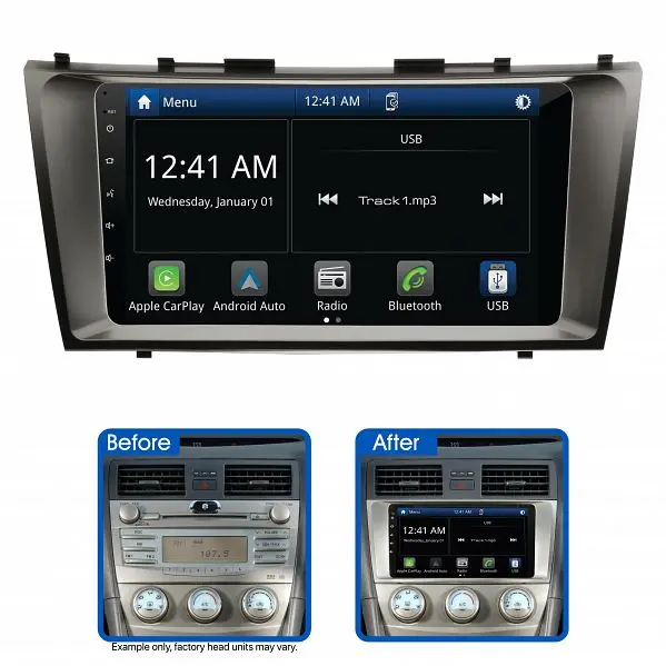 Aerpro Amto1 9" Multimedia Receiver Suit Toyota Camry/Aurion 2006 - 2011 (Non-Amplified) 1