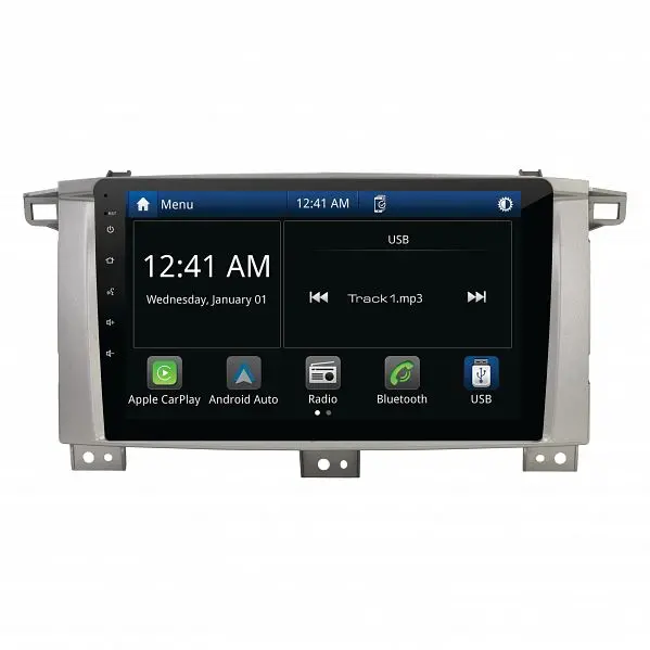 Aerpro Amto40 9" Multimedia Receiver Suit Toyota Landcruiser 100 Series 2003 - 2007 1