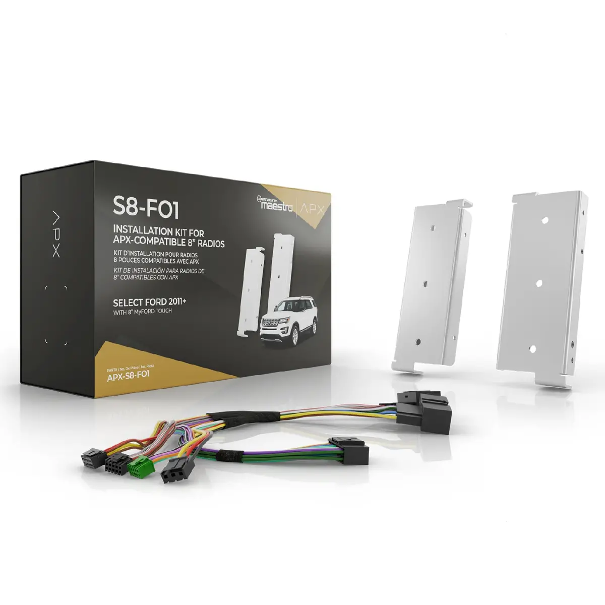 Idatalink Maestro Apx-S8-F01 | Apx 8″ Installation Kit | For Select Ford Vehicles 1