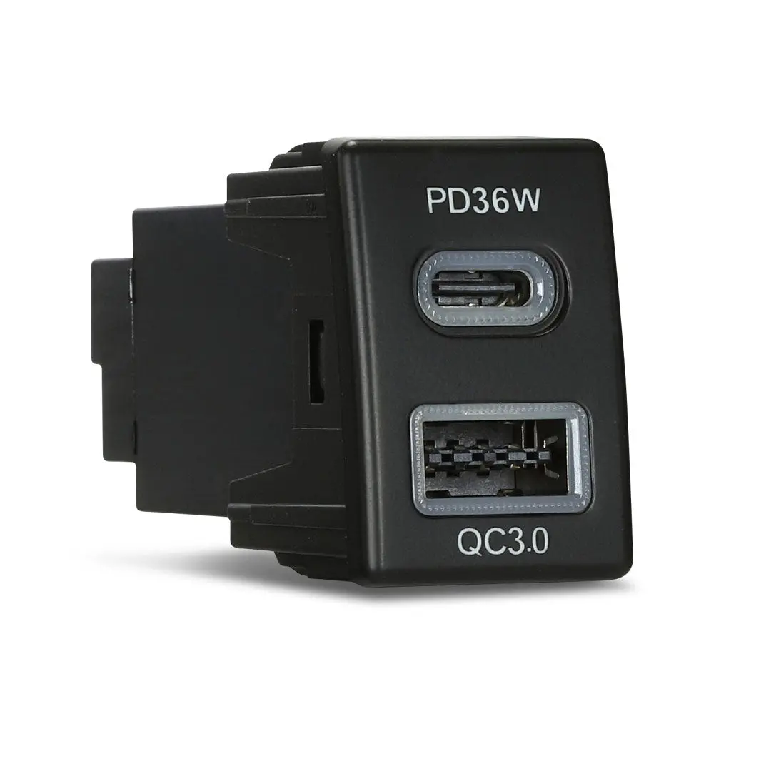 Aerpro Apcciz1 | Dual Usb-C Pd36w & Usb-A Qc3.0 Charger For Holden & Isuzu (22.5X33.5Mm) 1
