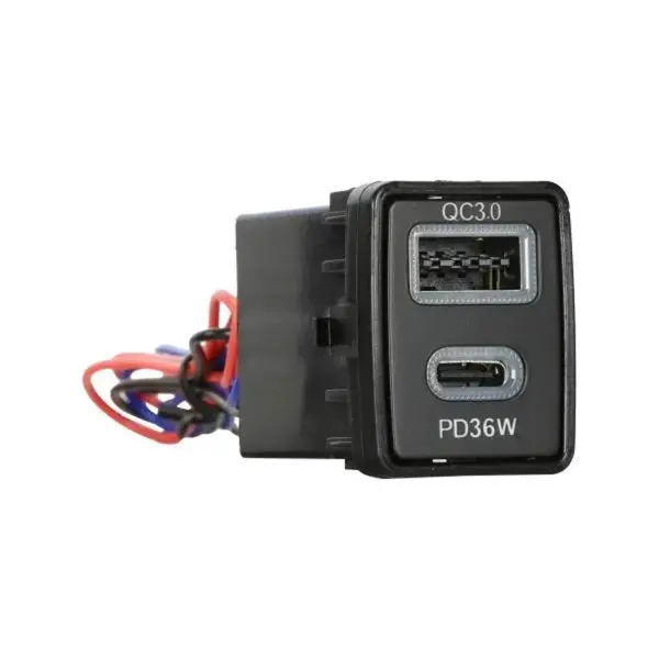 Aerpro Apccns3 - Dual Usb Charger Usb-C Pd36w / Usb-A Qc3.0 Nissan 24Mm X 31Mm 1