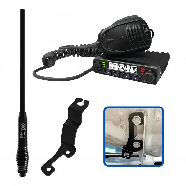 Aerpro Aphocbe1 Compact 5W Uhf Cb Kit Suit Holden Colorado 2017 - 2020 1