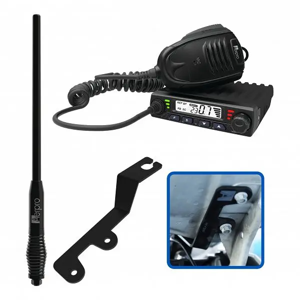 Aerpro Apmtcbe1 Compact 5W Uhf Cb Kit Suit Mitsubishi Triton 2019 - On 1