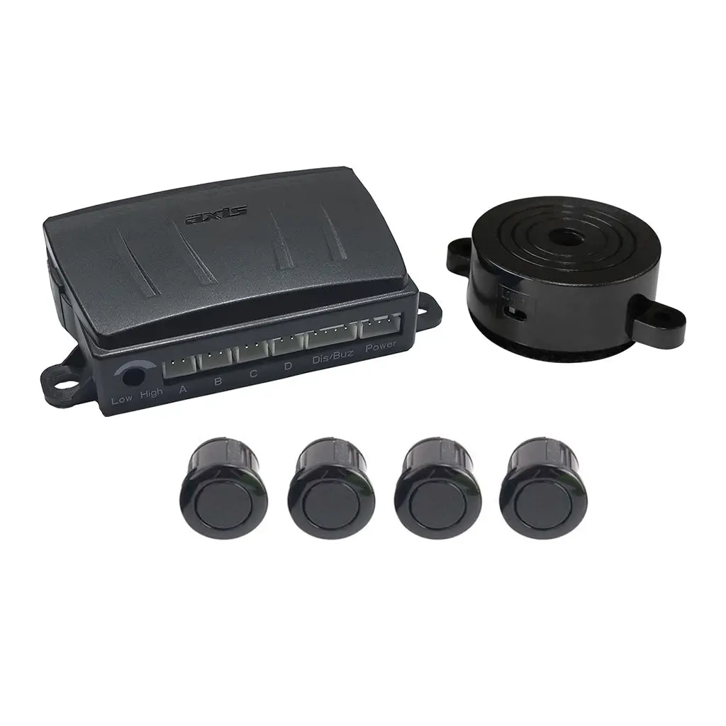 Axis Aps401b - 4-Sensor Parking System With Selectable Buzzer Volume And Dual Mounting 1