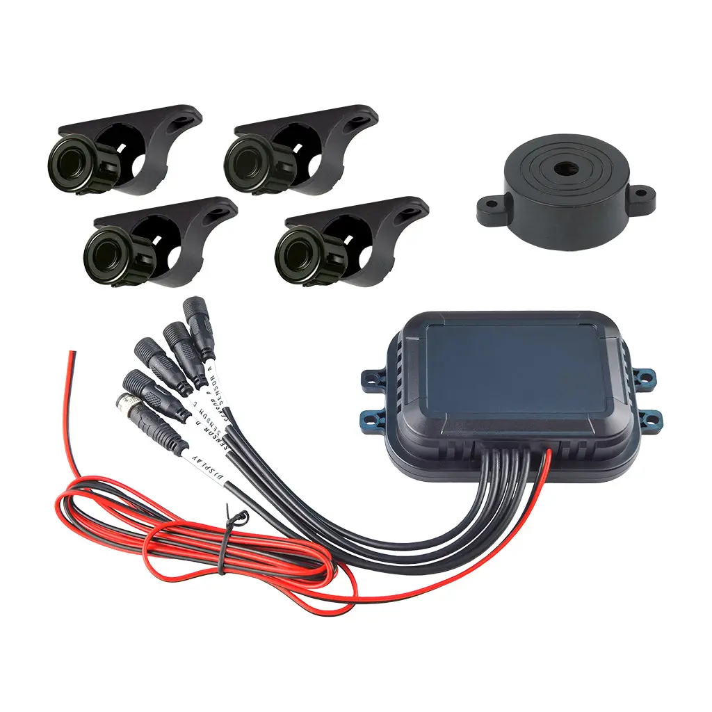 Axis Aps401t - 4-Sensor Heavy-Duty Truck Parking System With Extended Cables 1