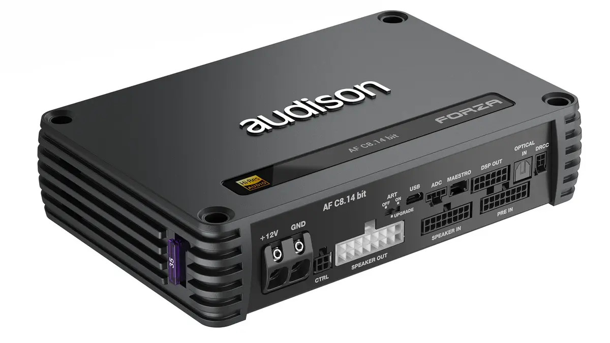 Audison Af C8.14 Bit Forza 800W 8-Channel With14 Channel Dsp Amplifier 1