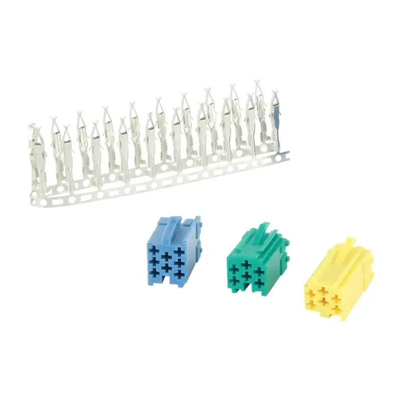 Dna Audio Awh1003 Mini Iso Plug With Micro Crimp Terminals - Professional Electrical Component Kit 1