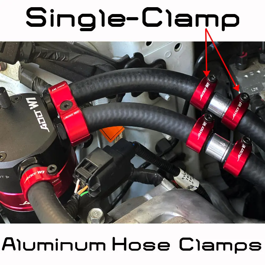 Zz Oil Catch Tank Parts-Oil Catch Can Parts-Aluminum Hose Clamps Single For Check Valve X 4 -Options 1