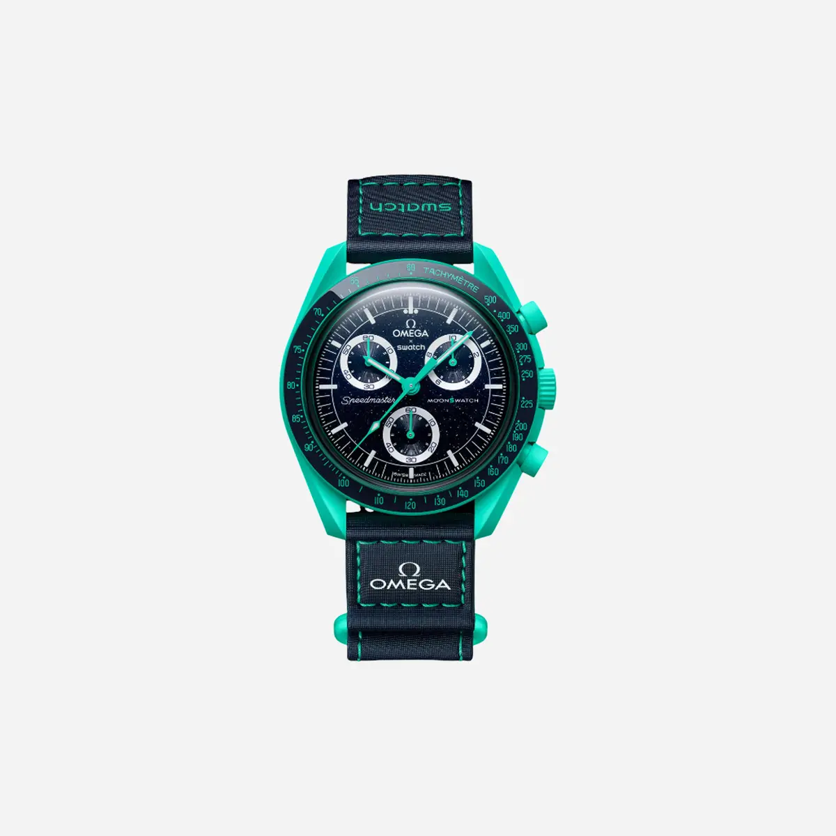 Swatch X Omega Bioceramic Moonswatch Mission On Earth - Polar Lights 1