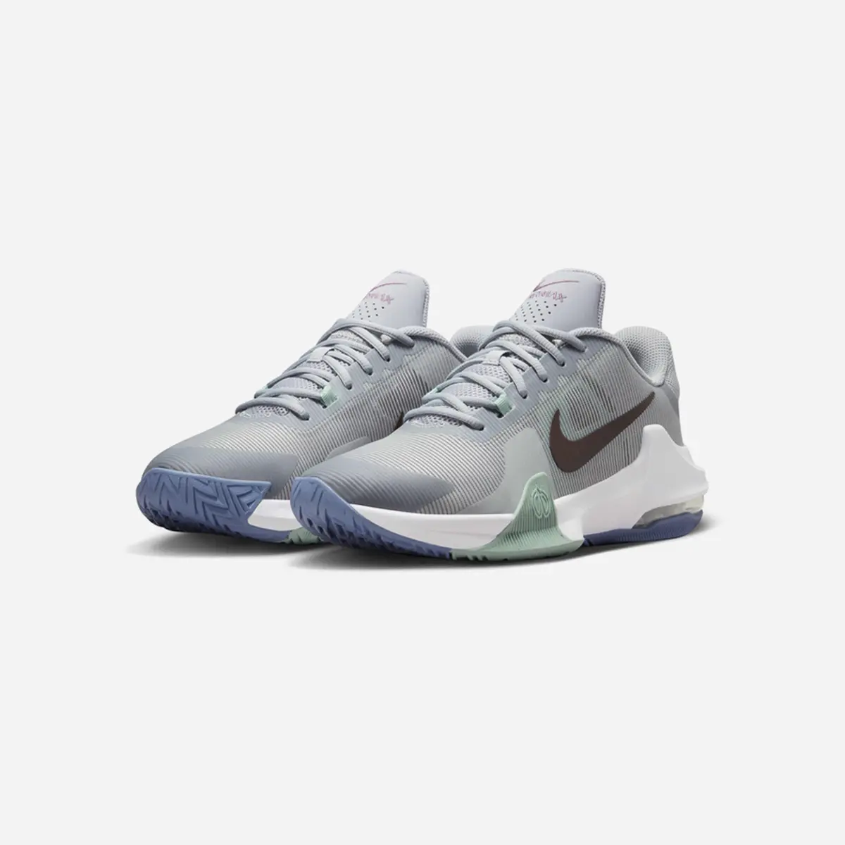 Nike Air Max Impact 4 Wolf Grey Burgundy Crush 2