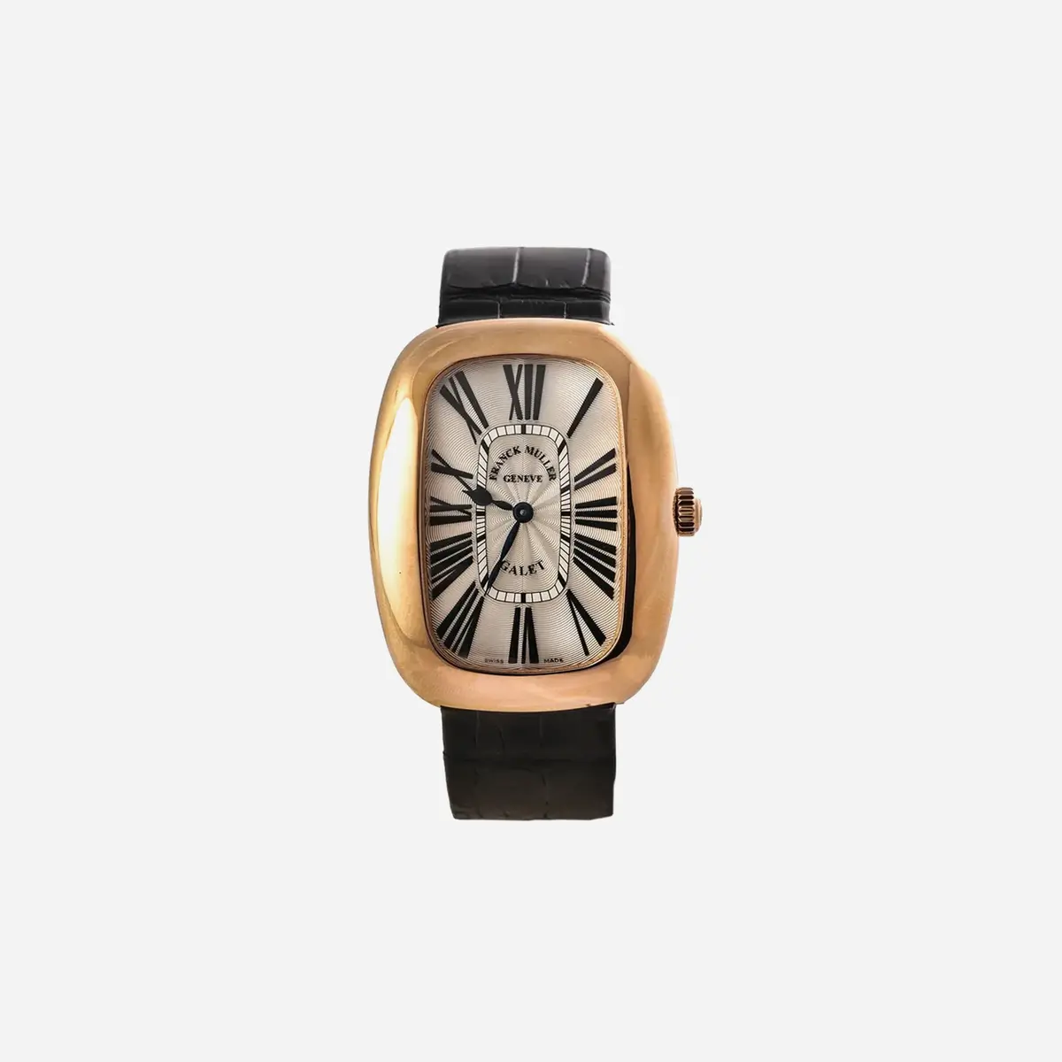 Franck Muller Galet Grey Dial Leather Strap Watch Wmns - 3002 M Qz R 1