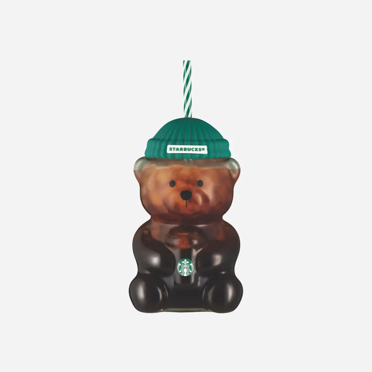 Starbucks Bear Bearista Glass Tumbler Cup 1