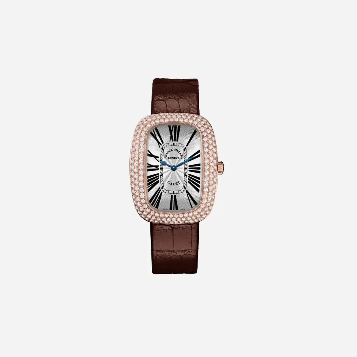 Franck Muller Galet White Dial Leather Strap Watch Wmns - 3002-M-Qz-R-D3-5N 1