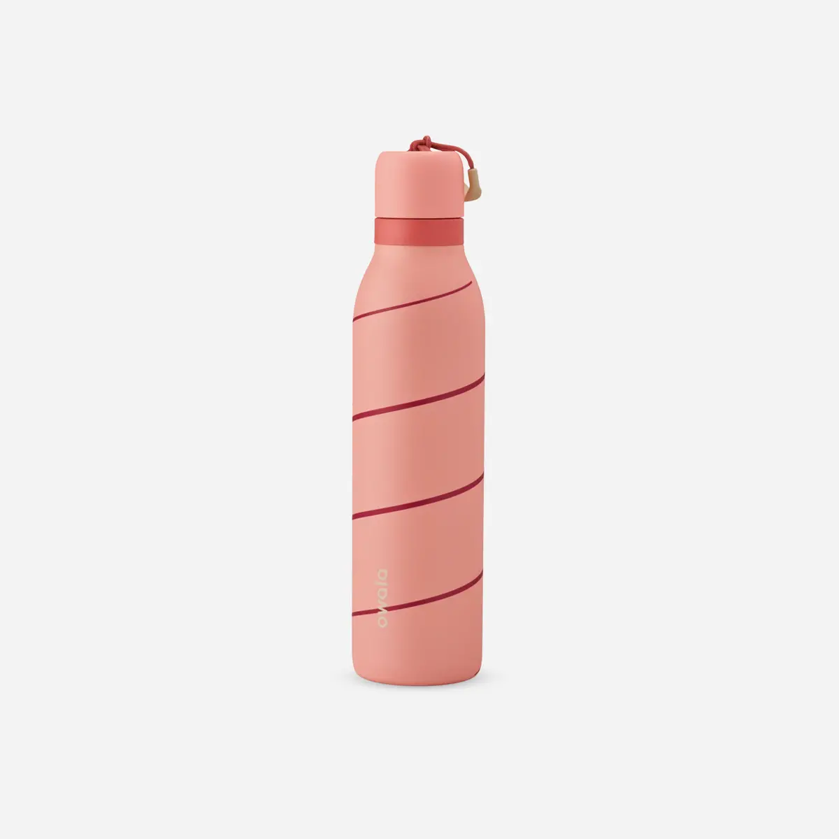 Owala Freesip Twist 24Oz Stainless Steel Water Bottle Candy Cane Lane 1