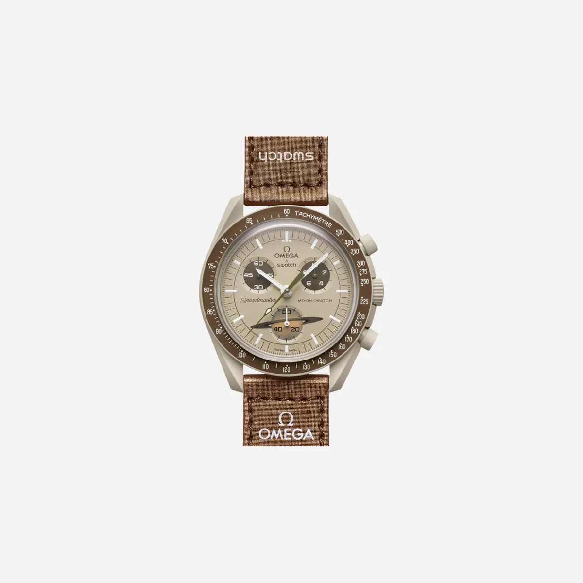 Swatch X Omega Bioceramic Moonswatch Mission To Saturn 1