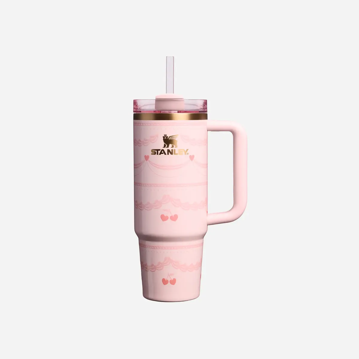 Stanley The Valentine’S Day Quencher H2.0 Flowstate Tumbler Pink Velvet Cake 30 Oz 1