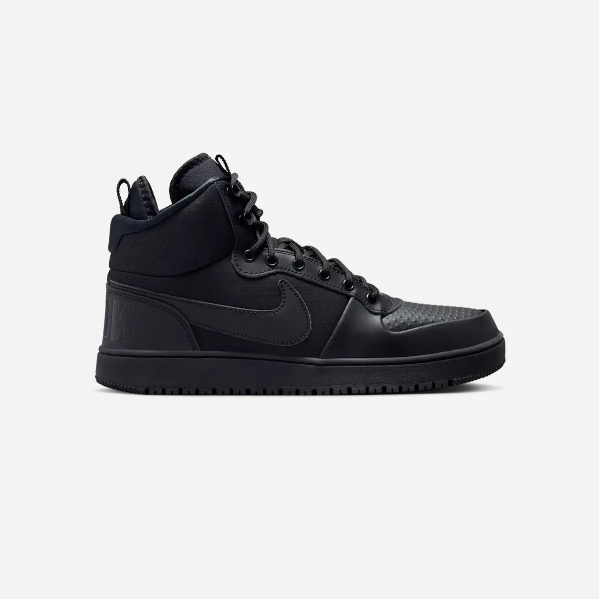 Nike Court Borough Mid Winter Triple Black 1