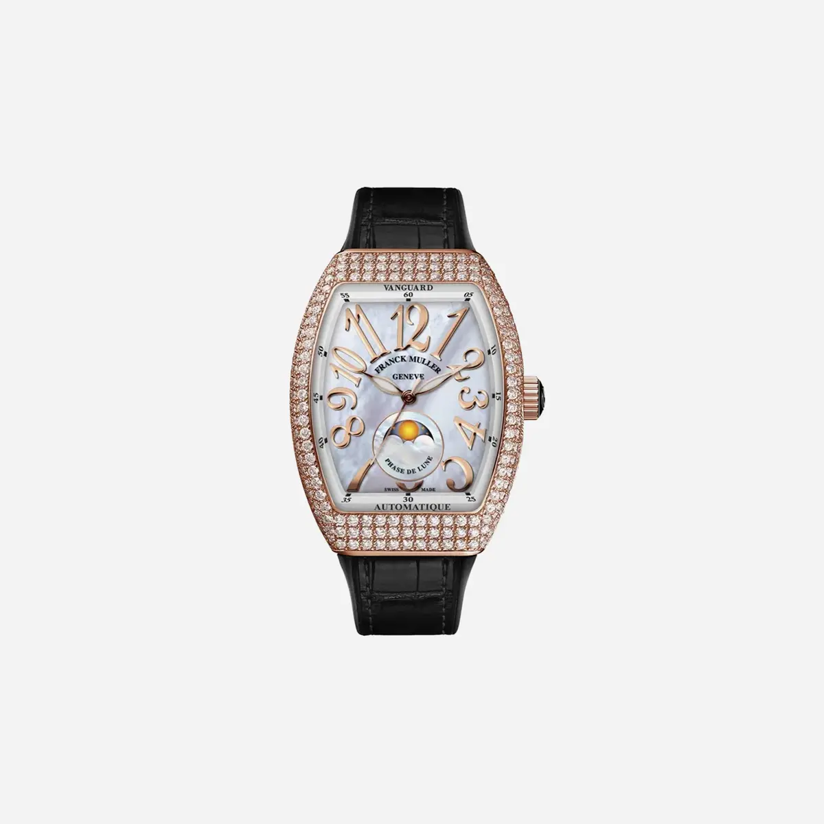 Franck Muller Vanguard Mother Of Pearl Dial Leather Strap Watch Wmns - V 32 Sc At Fo L Rel Mop D (Nr) 1