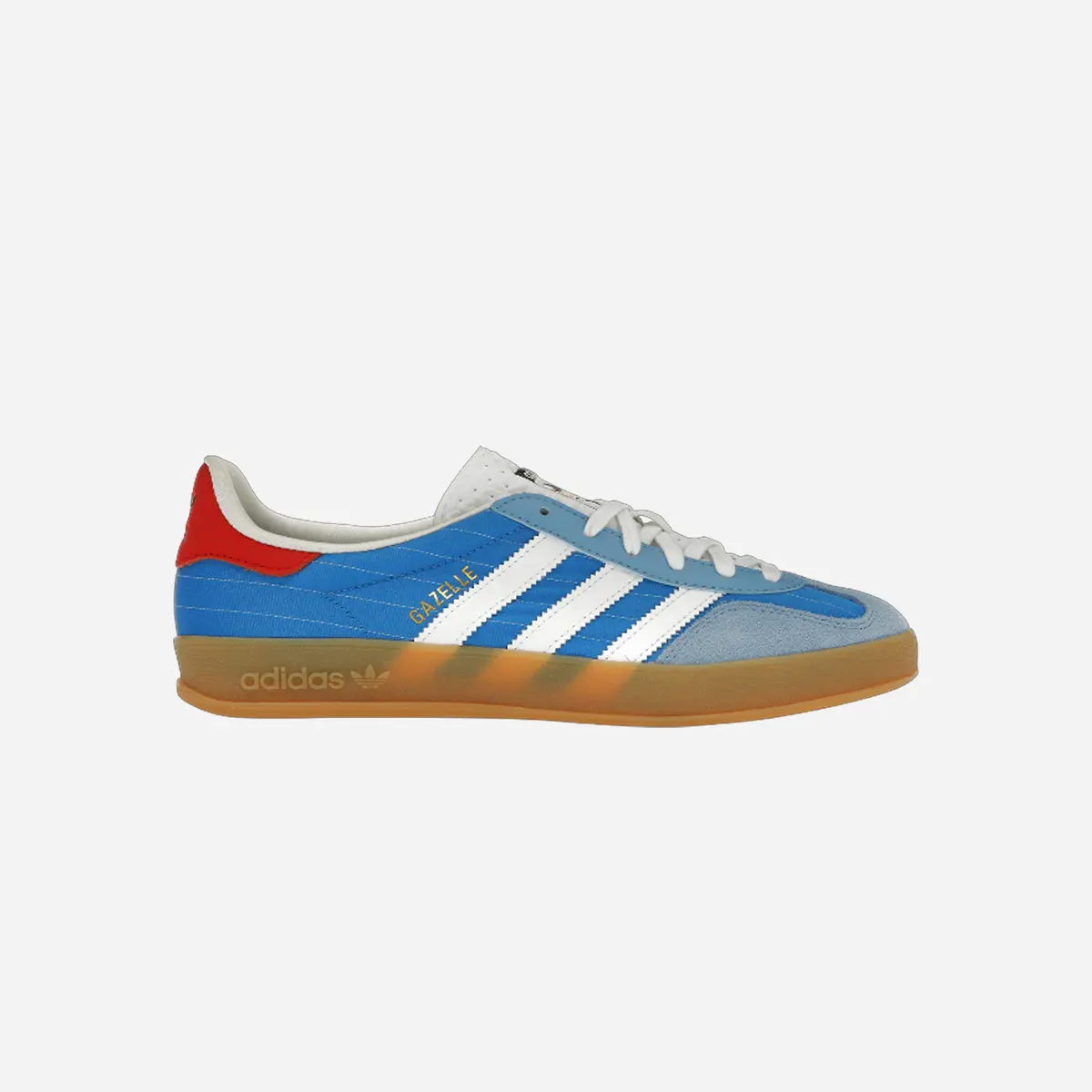 Adidas Gazelle Indoor Bright Blue / Cloud White / Gum 1