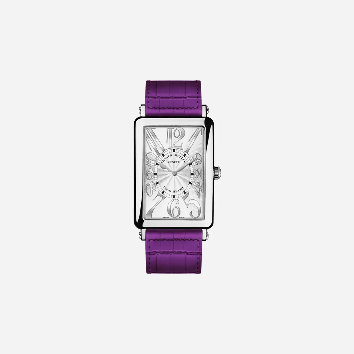 Franck Muller Long Island White Dial Leather Strap Watch Wmns - 952-Qz-Rel-Ac 1