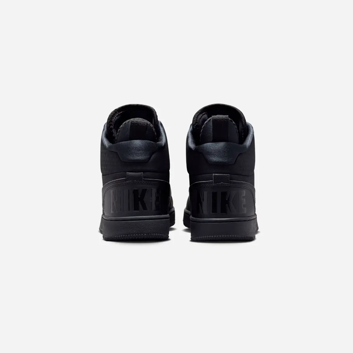 Nike Court Borough Mid Winter Triple Black 3