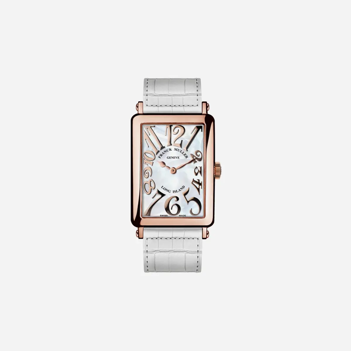 Franck Muller Long Island Mother Of Pearl Dial Leather Strap Watch Wmns - 952 Qz Rel Mop 5N 1