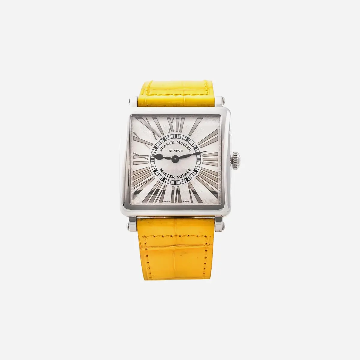Franck Muller Master Square Grey Dial Leather Strap Watch Wmns - 6002 M Qz Rel R-Ac 1
