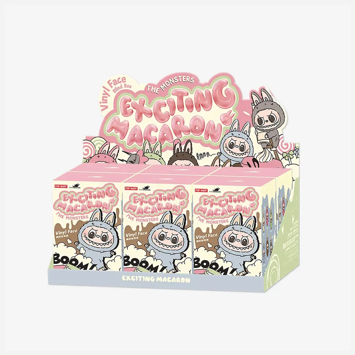 Pop Mart Labubu The Monsters Tasty Macarons Vinyl Face Sealed Case (Pack Of 6) 1