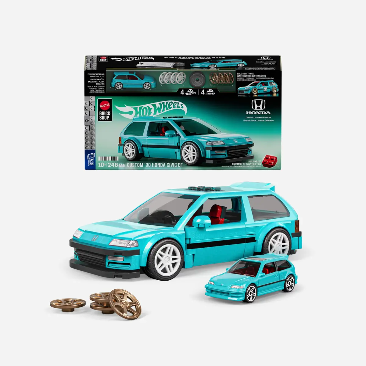 Hot Wheels 90 Honda Civic Ef Brick Shop 1