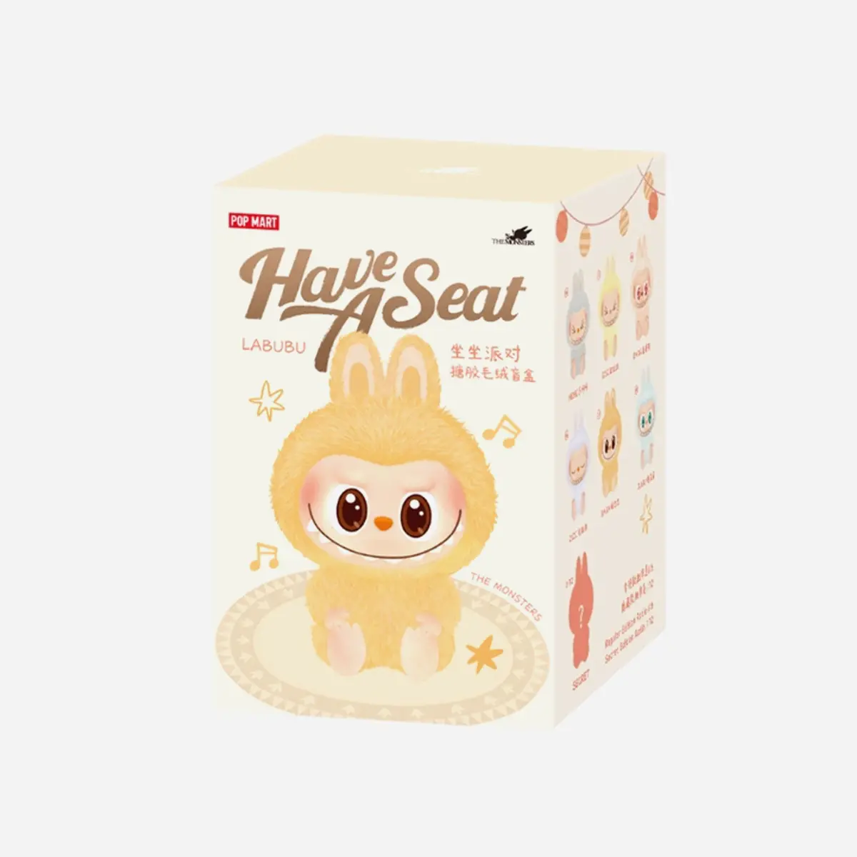 Pop Mart Labubu The Monsters Have A Seat Vinyl Plush Sealed Case (Pack Of 1) 1
