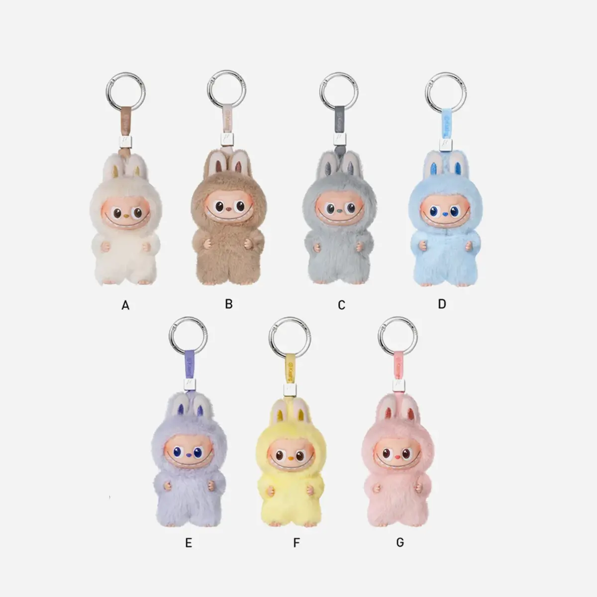 Pop Mart Labubu The Monsters Pin For Love Series Vinyl Plush Pendant (A-M) (Pack Of 14) 2