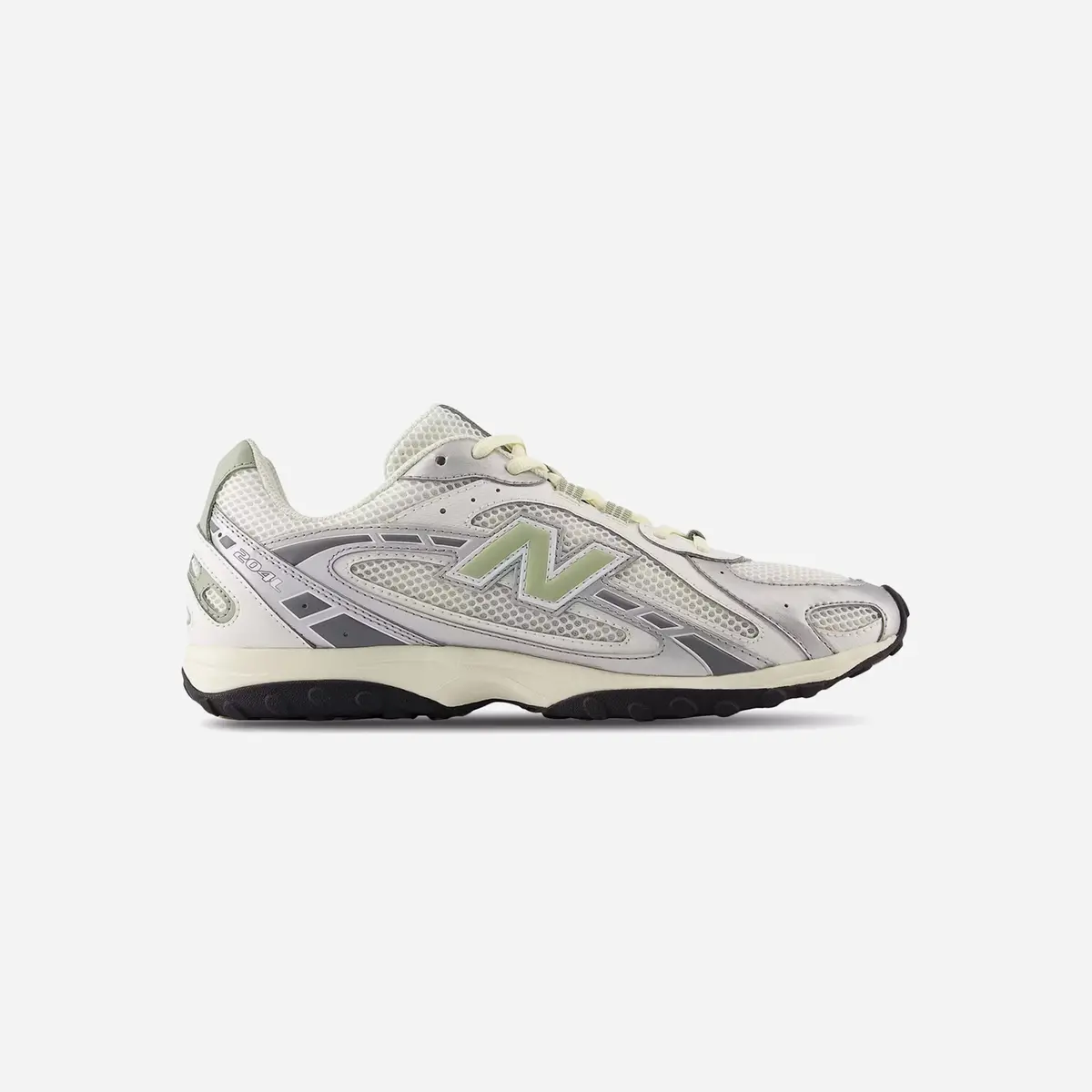 New Balance 204L Silver Metallic Sage Green 1