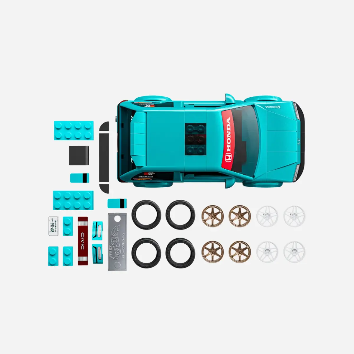 Hot Wheels 90 Honda Civic Ef Brick Shop 2