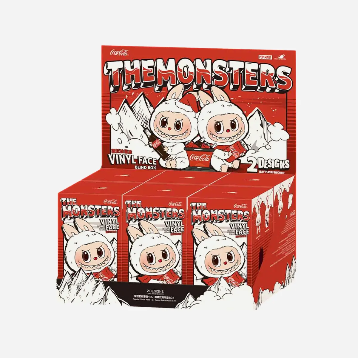 Pop Mart Labubu The Monsters Coca Cola Series Vinyl Face Sealed Case (Pack Of 6) 1