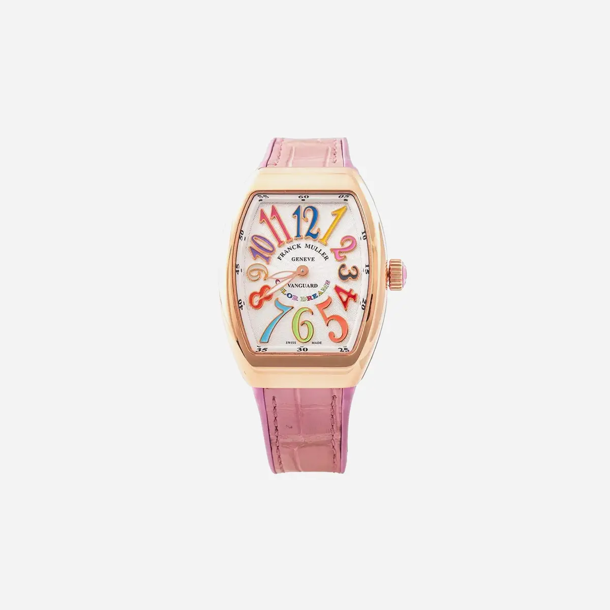 Franck Muller Color Dreams White Dial Leather Strap Watch Wmns - 5N Rs V 32 Qz Col Drm 1