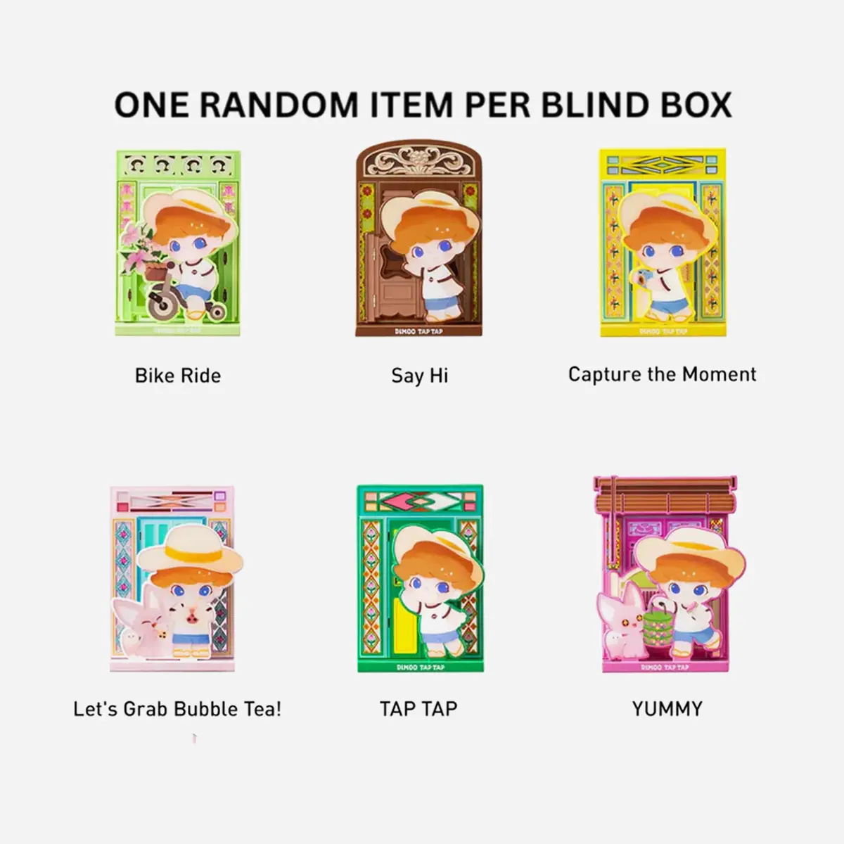 Pop Mart Labubu Dimoo Tap Tap Series-Fridge Magnet Blind Box 2